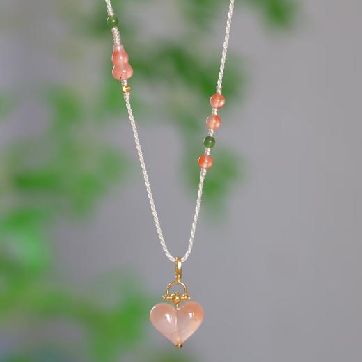 新中式“桃”你欢喜南红项链 JY 商品图0