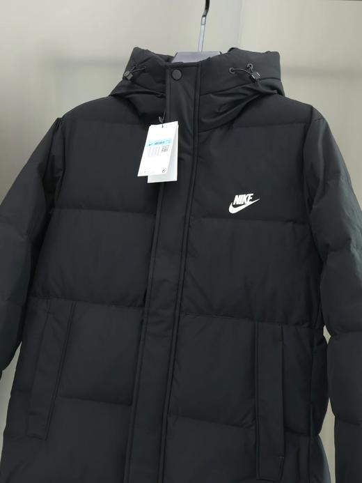 D012247高蓬松90白鸭绒连帽情侣长款羽绒服 商品图3