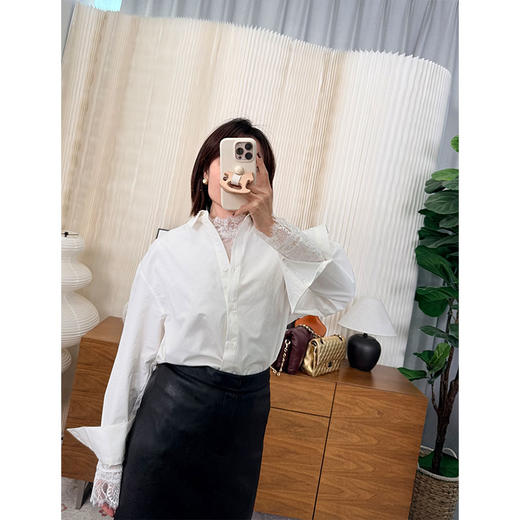 内在秩序感 高智感 极简法式经典白衬衫 棉莱赛尔混纺 北欧品牌出口标准 男朋友的白衬衫 商品图2