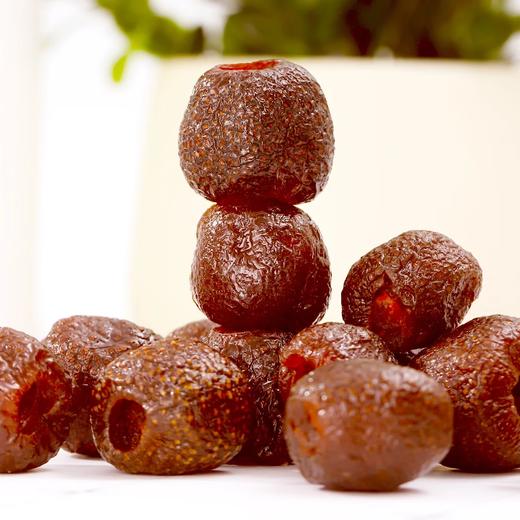 空心山楂，12袋组合，精选自然成熟的大个山楂，去核清洗，配料表干净，低温慢烘干，保留原果营养，不干不硬，酸甜软糯，个大,无核、肉厚，营养丰富，酸甜比例刚刚好M 商品图2