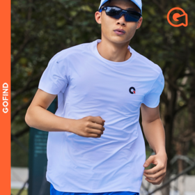 果凡速干衣户外登山无缝压胶跑步透气速干跑步健身冰爽跑步短袖t恤GTD11229