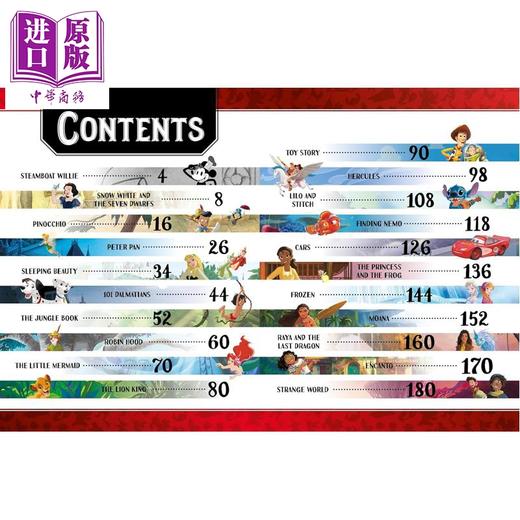 【中商原版】迪士尼豪华珍藏集 经典系列 Disney Classic Collection 英文原版 儿童短篇故事书 彩色插图 进口童书 精装 盒装 商品图2