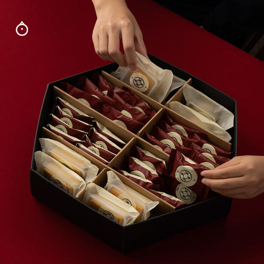 企鹅市集|林秉记新年礼盒 齐乐盒礼盒780g 凤梨酥龙眼酥蛋黄酥牛轧糖 闽南糕点礼盒 商品图11