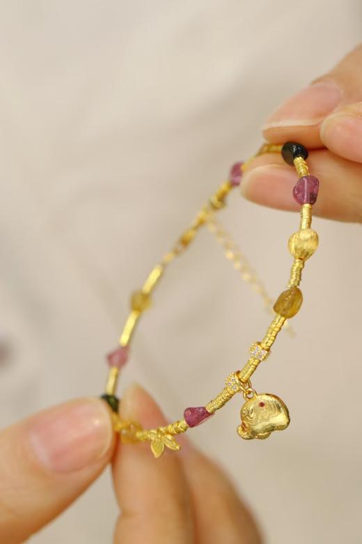 富贵吉象 碧玺彩虹糖手链 JY 商品图4