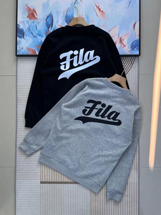 D012251爱心刺绣+后背大印花加绒保暖圆领卫衣 商品图3