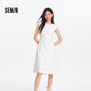 森马连衣裙女夏季圆领纯色无袖小黑裙气质简约时尚通勤百搭背心裙 商品缩略图1