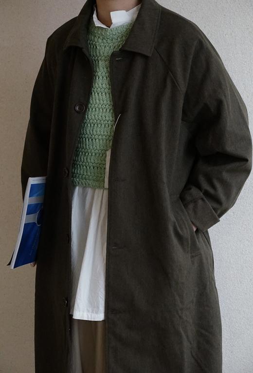 Ordinary fits简约中性羊毛长外套 商品图2