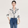 「高货wl」全新升级【铂金会员321/天猫429/差价108】(01805)洛诗琳2026春季新款气质高级感V领精仿刺绣棉麻衬衫 商品缩略图0