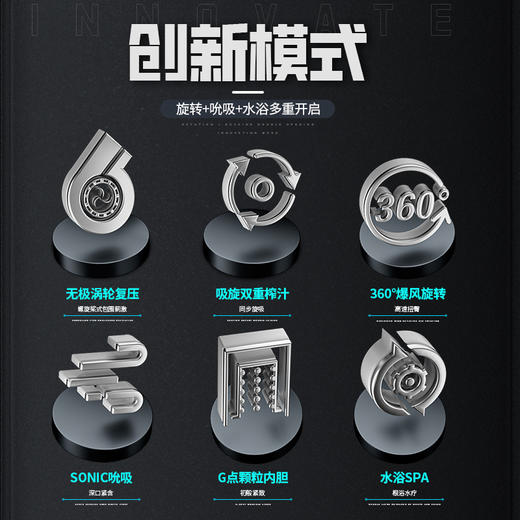 姬欲银河飞机杯吮吸旋转水浴 商品图1