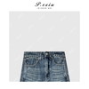 04-3潘依绣丁丁宠粉韩系简约开片式水洗你长裤牛仔裤Q1203 商品缩略图2