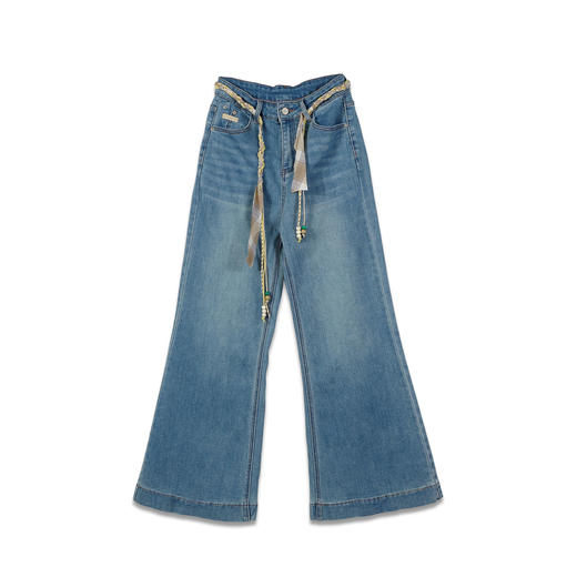 复古休闲百搭微喇牛仔裤-纪念日百货门店同款169144587 商品图4