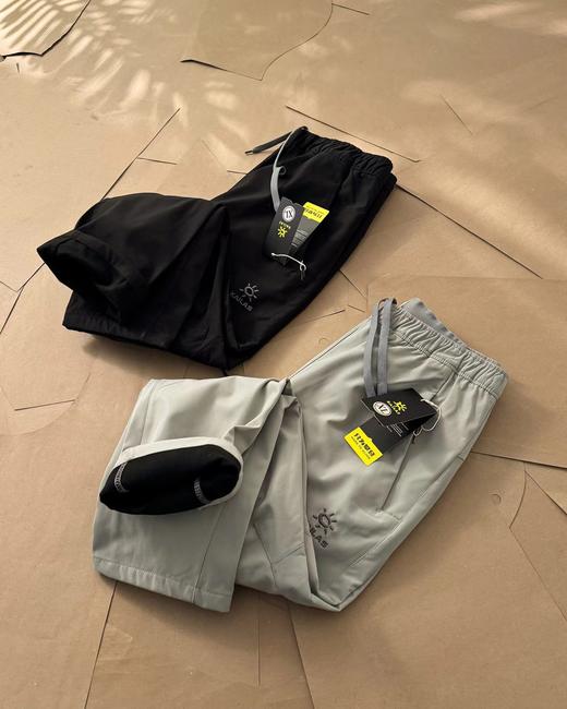 F012231加绒款秋冬新款刺绣户外运动跑步训练防风防水透气冲锋长裤 商品图9