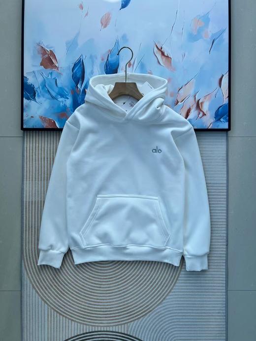 D012249高克重定织抓绒面料双色可选重磅抓绒连帽卫衣 商品图7