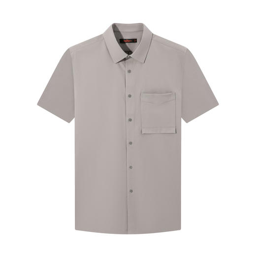 【无缝翻领/工装】柒牌短袖衬衫2026夏季新款休闲商务中青年上衣130A70140 商品图4