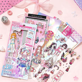 芯光少女PET换装贴纸卡通贴纸-纪念日百货门店同款169543650