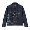 ONIARAI/鬼洗26春季新品泥棒蓝马画框艺术精绣牛仔夹克男 N340247 商品缩略图4