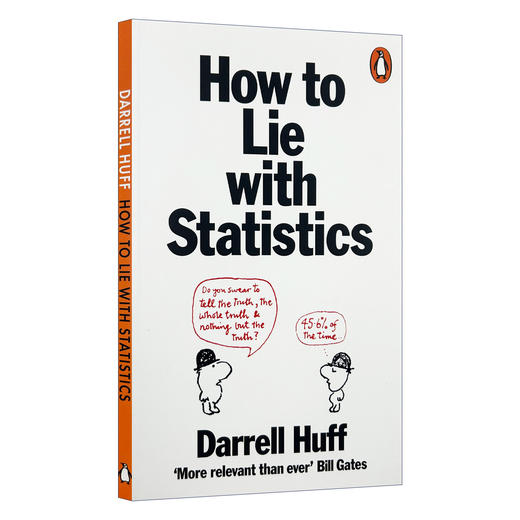 统计数字会撒谎 英文原版 How to Lie with Statistics 数学思维逻辑经济统计学 英文版 进口原版英语书籍 商品图0