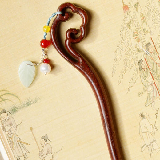 【青山特惠】小叶紫檀【清云】发簪 s20 商品图1