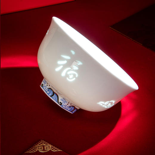 器社 景德镇2026新款 御笔·五福碗 家用餐具 中式过年礼 伴手礼 商品图4