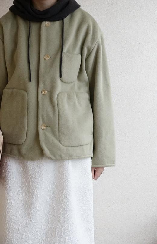 (4折) Nouvelles du paradis 鼠尾草绿短外套 商品图4