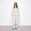 NUTH海军领结廓形宽松长款风衣外套女 可拆卸腰带 商品缩略图3