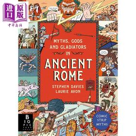 【中商原版】趣味漫画神话故事集 古罗马的神话诸神与角斗士 Comic Strip Myths Myths Gods and Gladiators in Ancient Rome