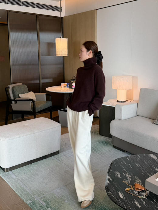 2601312    bsby羊绒 厚款 高领宽松羊绒衫 商品图5