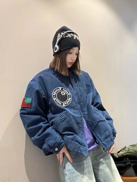 F012208联名款保暖/抗风牛仔夹克男女同款