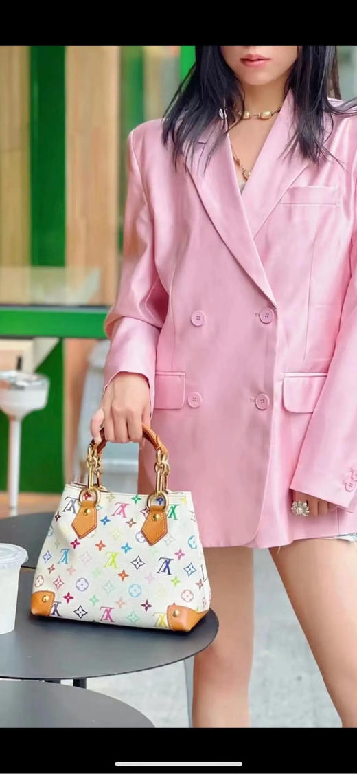 LV 中古 白三彩 薇薇安 手提包 商品图2