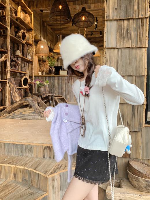 <曾小咸推荐>现货秒杀 ！微信超特价！蕾丝刺绣拼接长袖 日常129.99 立减60 秒杀69.99！！皮衣秒杀139.99！！ 商品图7