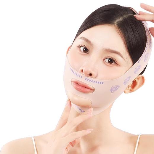 睡眠面罩 瘦脸绷带v脸提拉紧致脸部法令纹双下巴改善面部面雕面罩 商品图4