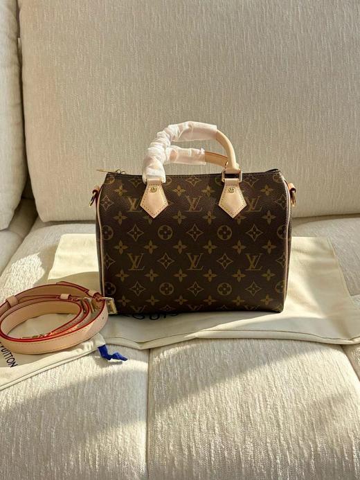 F012227新款speedy25大容量满印老花包单肩斜跨包包 商品图1