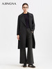 【商场同款】阿菁娜冬季新款复古感长款双面绒大衣加大翻驳领廓形垂坠修饰身形A30D511099.1 商品缩略图4