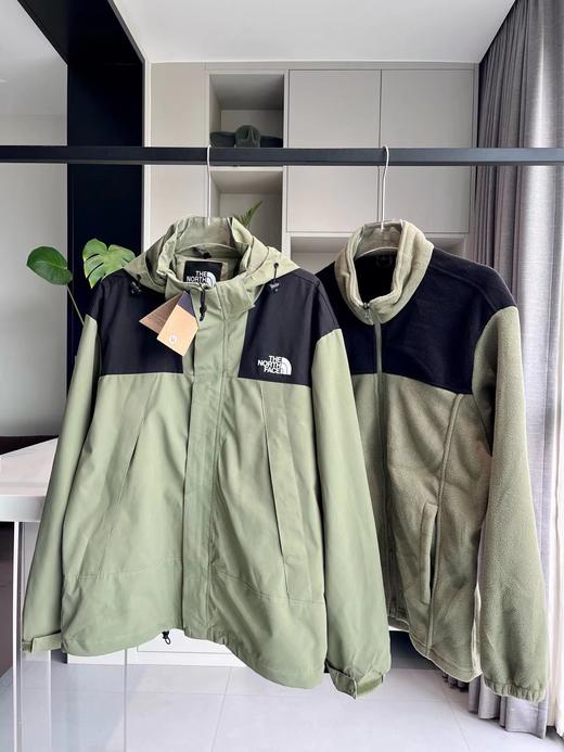 D012274拼接四色连帽三合一外套夹克冲锋衣 商品图6