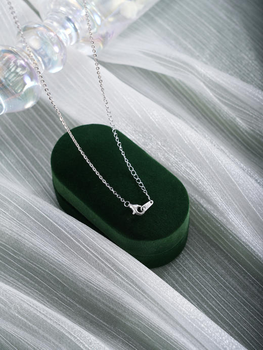 子佩集【薄荷晨光】银S925套链【PM2311-1-XF】项链培育宝石祖母绿2601 商品图5