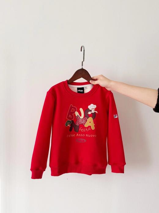 D012271金马卡通字母儿童款圆领加绒卫衣 商品图11