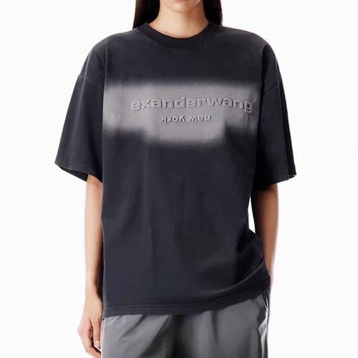 W大王早春高级立体压花涂层反光T恤 商品图0