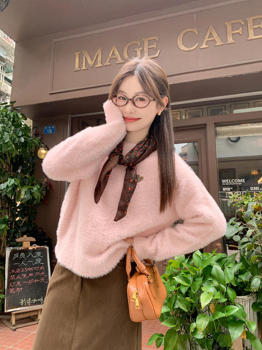 <曾小咸推荐>现货秒杀 ！微信超特价！韩系水貂绒毛衣 日常199.99 立减110 秒杀89.99！！ 商品图6