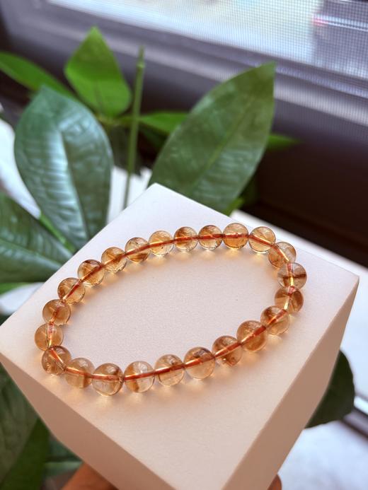 【云意轩】天然黄水晶 黄塔金 丝韵招财晶 手串 商品图1