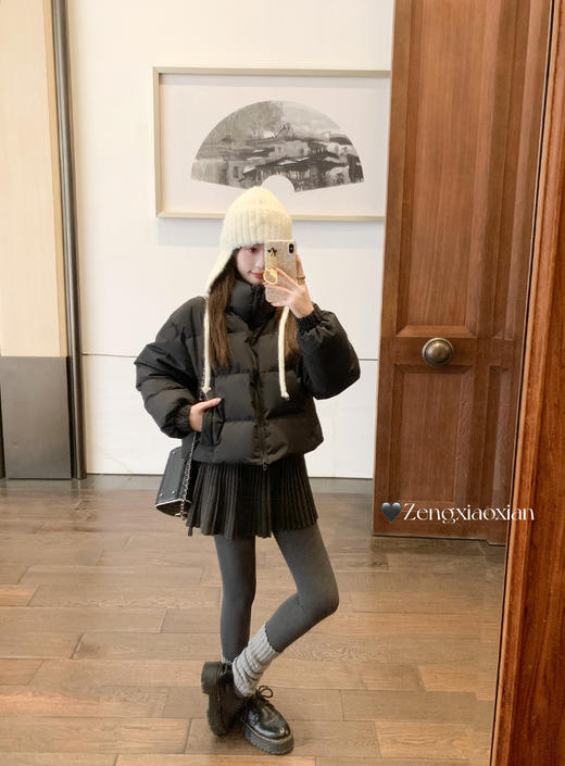 <曾小咸推荐>现货秒杀 ！微信超特价！美式复古短款立领羽绒服 日常449.99 立减160 秒杀289.99！！ 商品图11