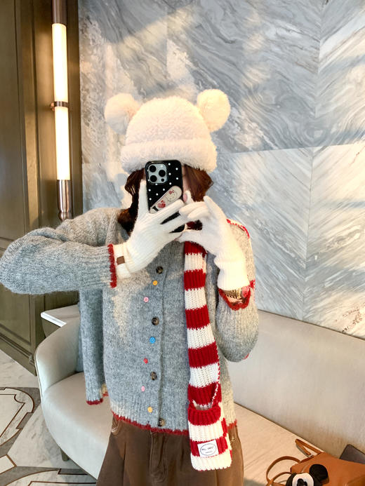 <曾小咸推荐>现货秒杀 ！微信超特价！韩系彩色扣子针织开衫 日常169.99 立减80 秒杀89.99！！ 商品图5