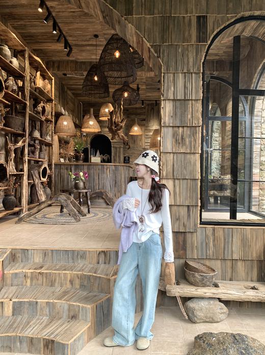 <曾小咸推荐>现货秒杀 ！微信超特价！蕾丝刺绣拼接长袖 日常129.99 立减60 秒杀69.99！！皮衣秒杀139.99！！ 商品图3