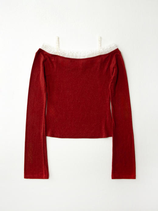 Kaiy Xiao 藤蔓精灵蕾丝 长袖上衣 商品图4