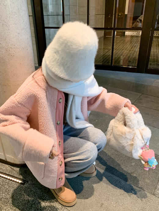 <曾小咸推荐>现货秒杀 ！微信超特价！ 撞色边羊羔毛外套 日常229 立减89.01 秒杀139.99！！ 商品图5