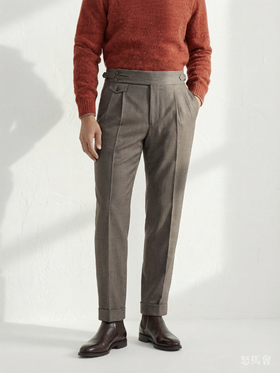 「12款可选」T.INGENIATOR Whipcord 440克重马裤呢澳洲美丽诺羊毛意式工艺裤装