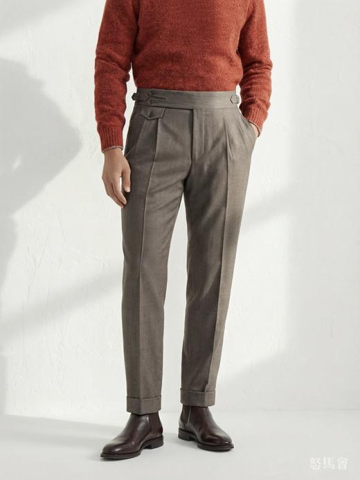 「12款可选」T.INGENIATOR Whipcord 440克重马裤呢澳洲美丽诺羊毛意式工艺裤装 商品图0