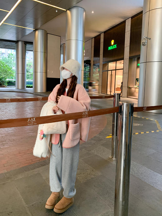 <曾小咸推荐>现货秒杀 ！微信超特价！ 撞色边羊羔毛外套 日常229 立减89.01 秒杀139.99！！ 商品图7