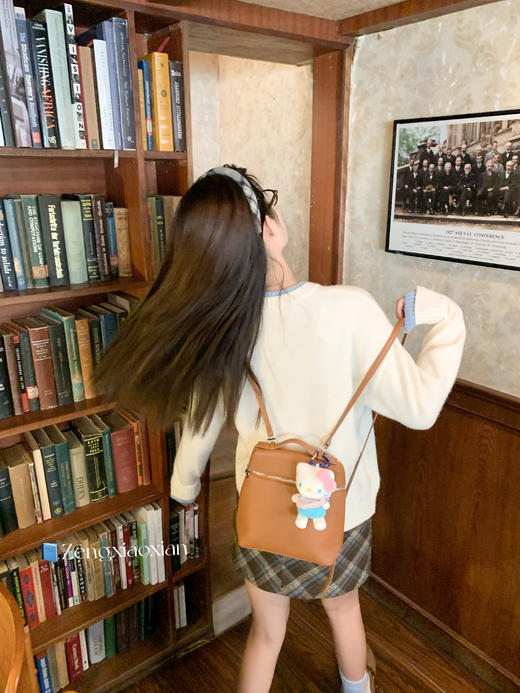 <曾小咸推荐>现货秒杀 ！微信超特价！设计感撞色毛针织衫 日常219.99 立减130 秒杀89.99！！ 商品图13