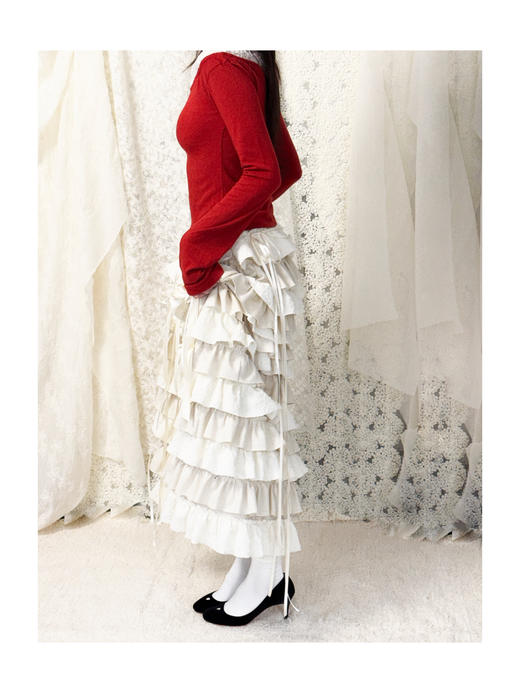 Kaiy Xiao 藤蔓精灵蕾丝 长袖上衣 商品图2