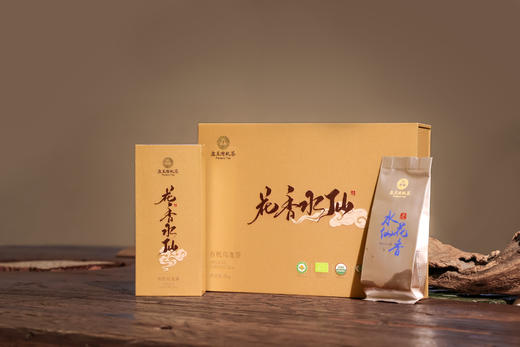 高山有机乌龙茶 岩茶 花香水仙 小份精致礼盒装 50克 6泡/盒 商品图1